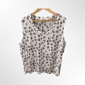 Kasper Women's Plus Size Lightweight Tank Top Blouse NWT Size 3X